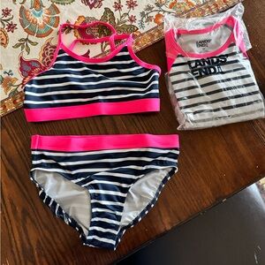 Lands End 3 piece swim suit, girls.
